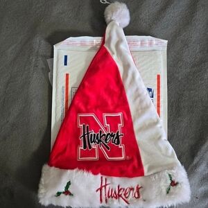 *NEW* Nebraska Cornhuskers Santa Hat